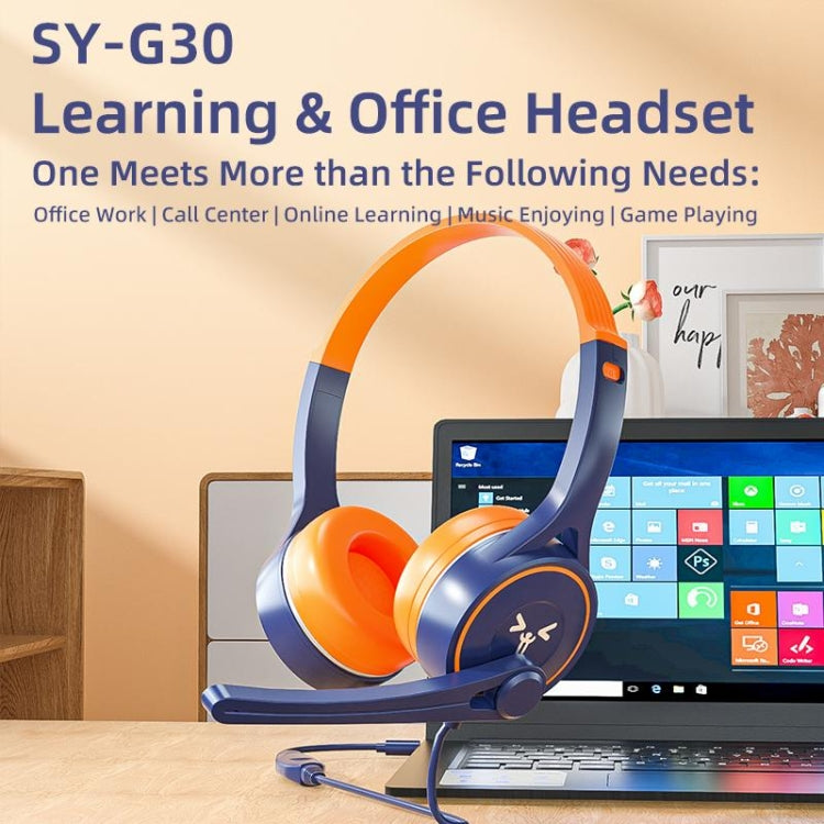 SOYTO SY-G30 Wired Noise Cancelling Ergonomic Gaming Headset, Interface:3.5mm