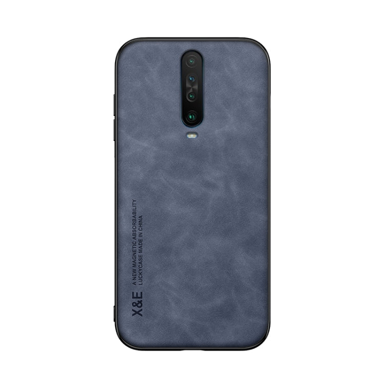 For Xiaomi Redmi K30 Skin Feel Magnetic Leather Back Phone Case