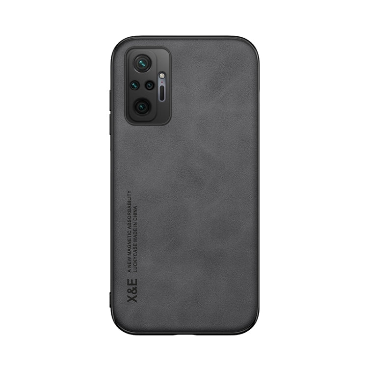 For Xiaomi Redmi Note 10 Pro Max Skin Feel Magnetic Leather Back Phone Case