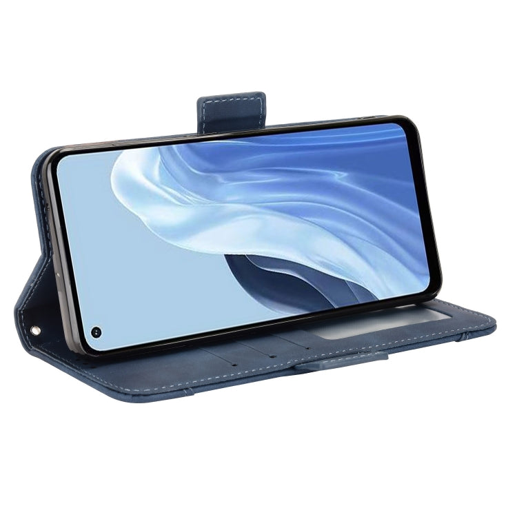 For OPPO Reno7 A Skin Feel Calf Texture Card Slots Leather Phone Case