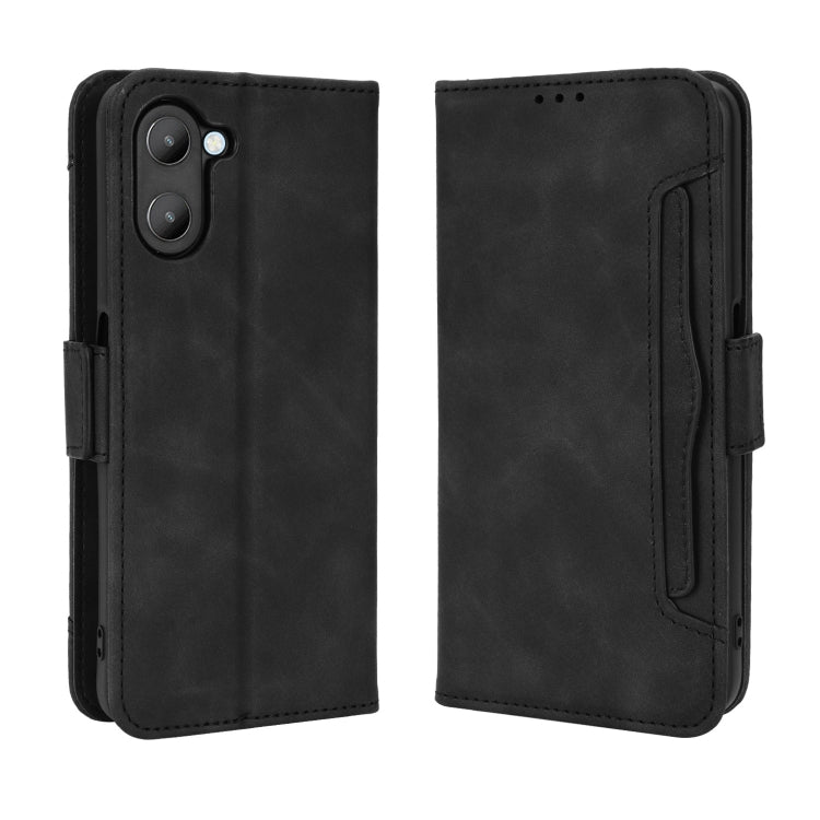 For Realme V20 5G Skin Feel Calf Texture Card Slots Leather Phone Case