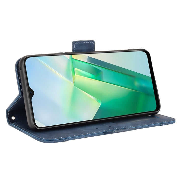 For vivo T2X 5G Skin Feel Calf Texture Card Slots Leather Phone Case
