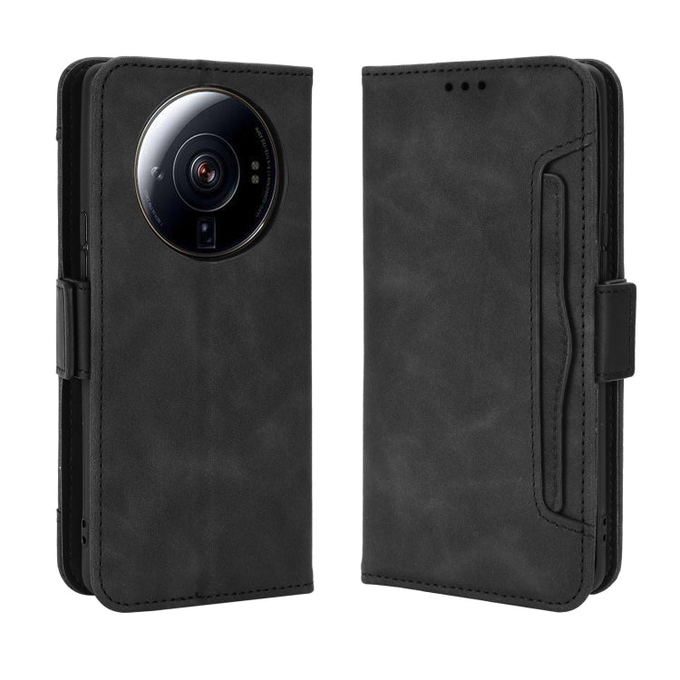 For Xiaomi 12S Ultra Skin Feel Calf Texture Card Slots Leather Phone Case