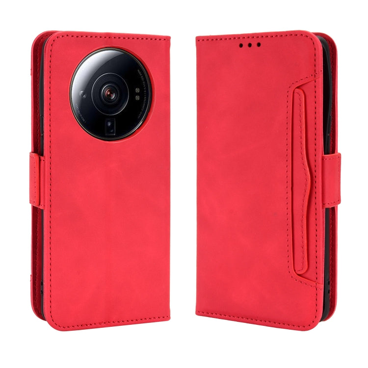 For Xiaomi 12S Ultra Skin Feel Calf Texture Card Slots Leather Phone Case