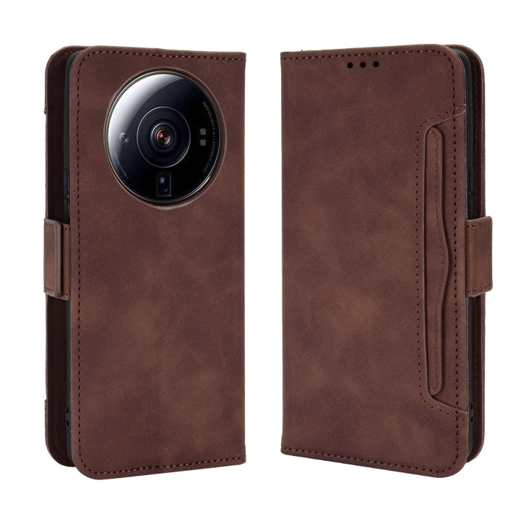 For Xiaomi 12S Ultra Skin Feel Calf Texture Card Slots Leather Phone Case