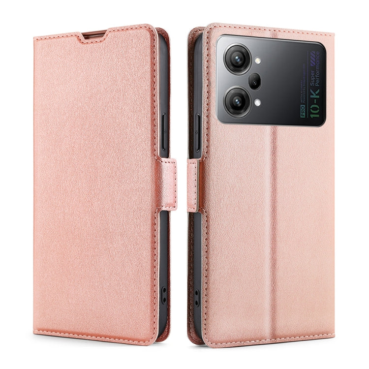 For OPPO K10 Pro 5G Ultra-thin Voltage Side Buckle Horizontal Flip Leather Phone Case