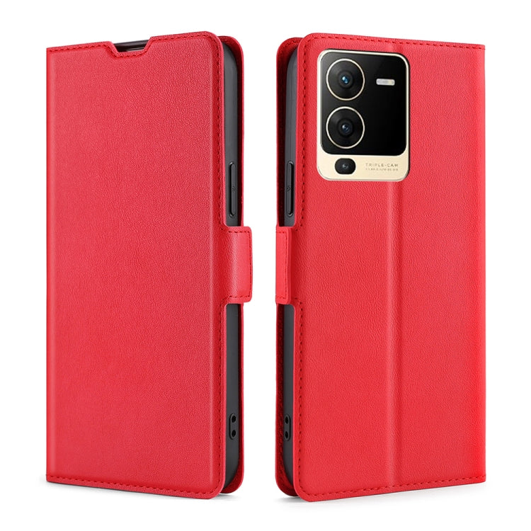 For vivo S15 5G Ultra-thin Voltage Side Buckle Horizontal Flip Leather Phone Case