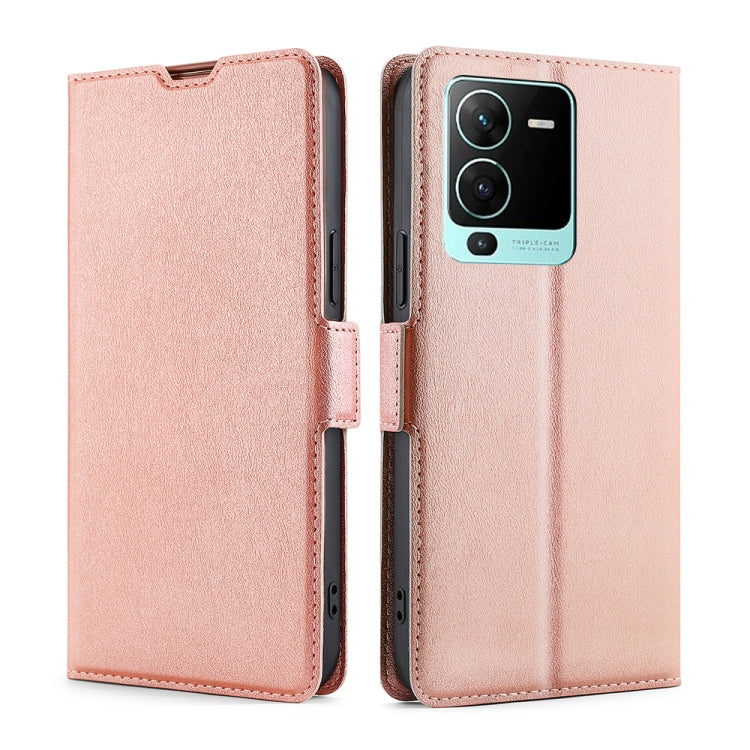 For vivo S15 Pro 5G Ultra-thin Voltage Side Buckle Horizontal Flip Leather Phone Case