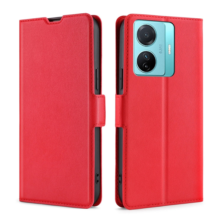 For vivo S15e 5G/T1 Snapdragon 778G Ultra-thin Voltage Side Buckle Horizontal Flip Leather Phone Case