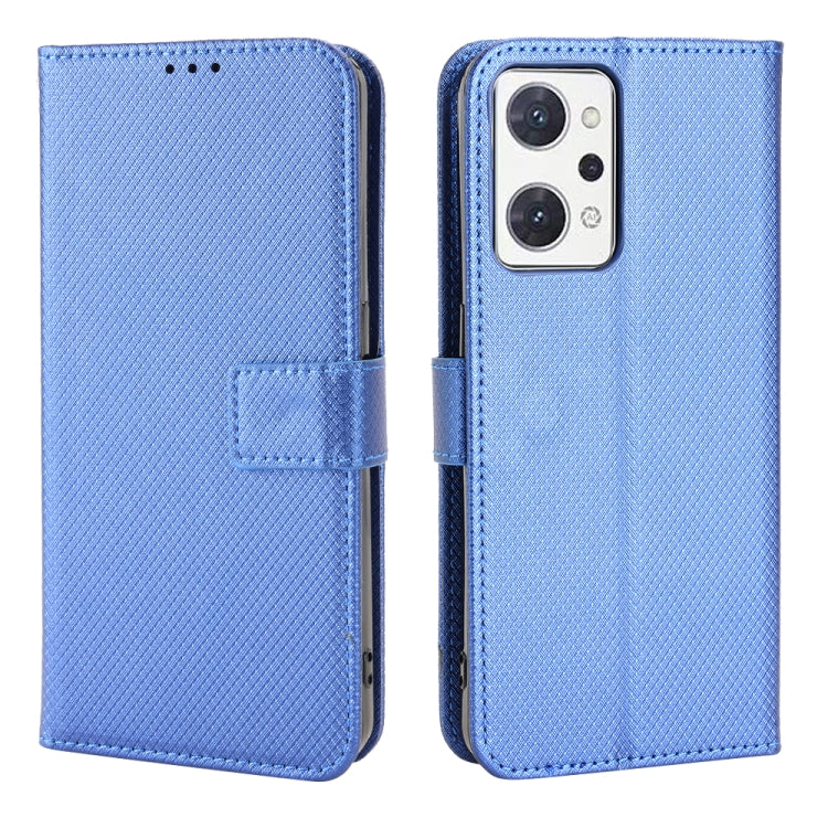 For OPPO Reno7 A Diamond Texture Leather Phone Case