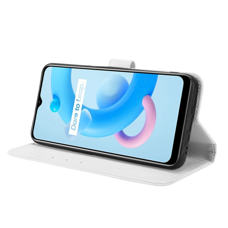 For Realme V20 5G Diamond Texture Leather Phone Case