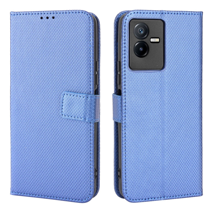 For vivo T2X 5G Diamond Texture Leather Phone Case