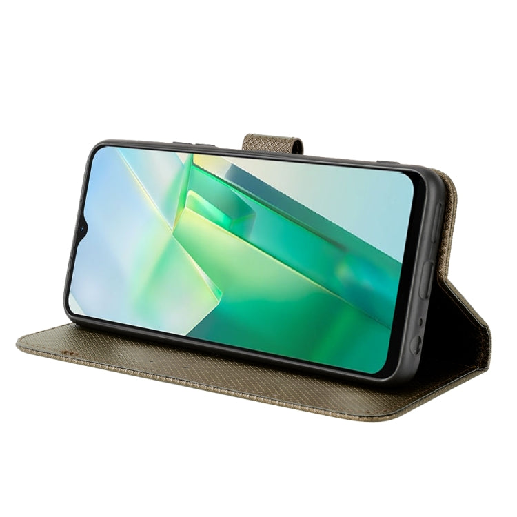 For vivo T2X 5G Diamond Texture Leather Phone Case