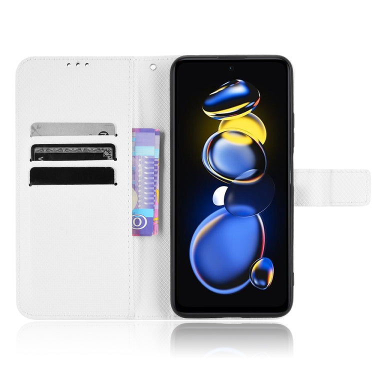 For Xiaomi Redmi Note 11T Pro 5G Diamond Texture Leather Phone Case