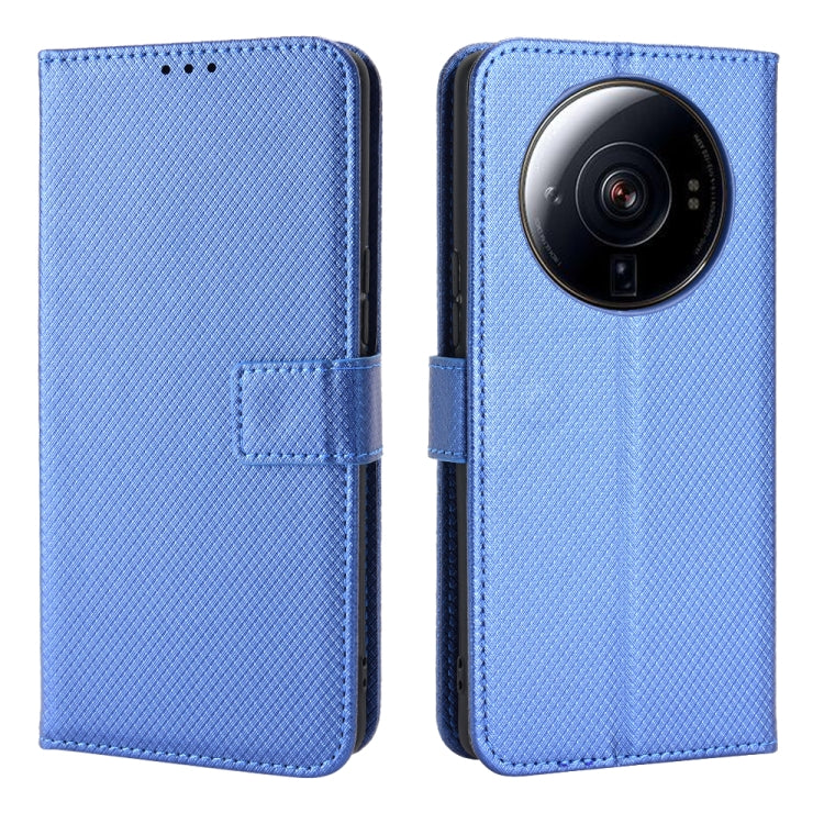 For Xiaomi 12S Ultra Diamond Texture Leather Phone Case