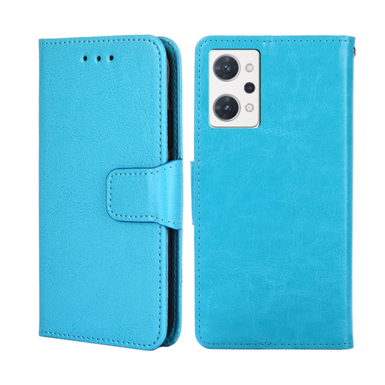 For OPPO Reno7 A Japan Version Crystal Texture Leather Phone Case
