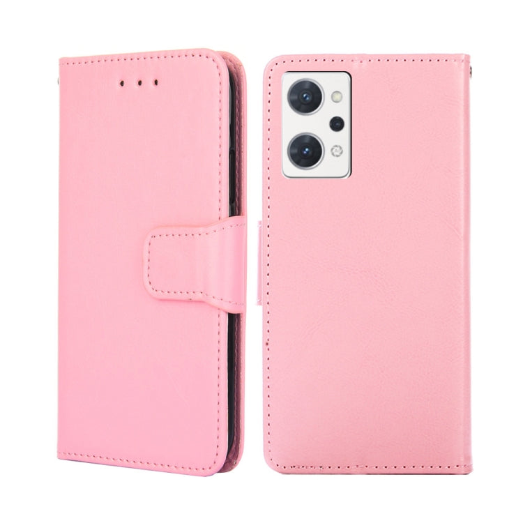 For OPPO Reno7 A Japan Version Crystal Texture Leather Phone Case