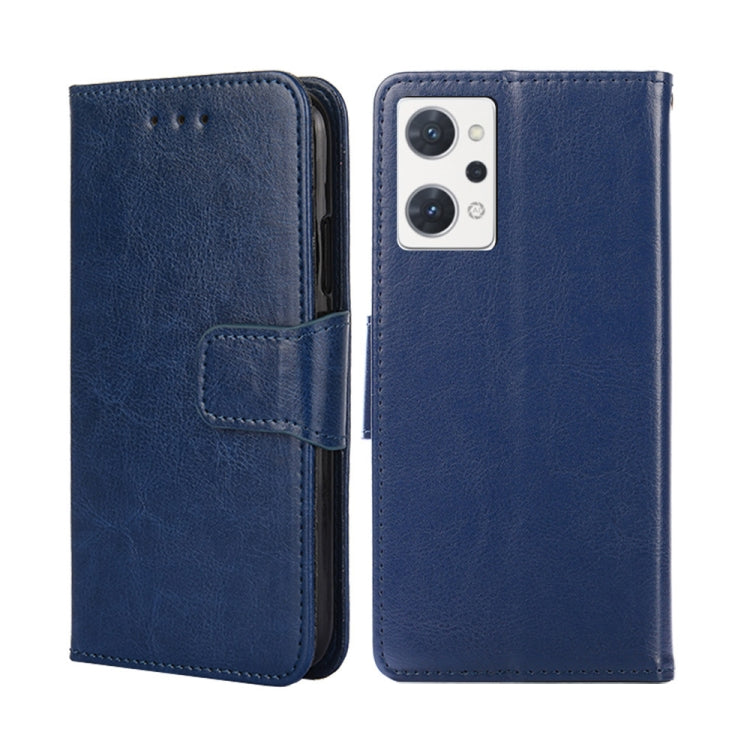 For OPPO Reno7 A Japan Version Crystal Texture Leather Phone Case