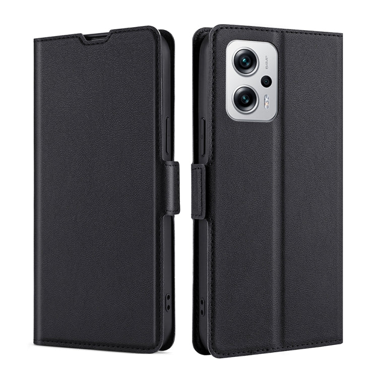 For Xiaomi Redmi Note 11T Pro 5G/Note 11T Pro+ 5G Ultra-thin Voltage Side Buckle Horizontal Flip Leather Phone Case