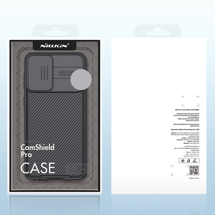 For Xiaomi 12 Lite NILLKIN Black Mirror Pro Series Camshield PC Phone Case