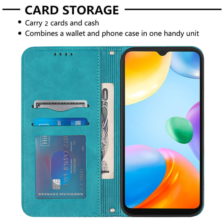 For Xiaomi Redmi 10C / 10 India Football Texture Magnetic Leather Flip Phone Case