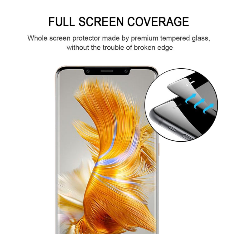 3D Curved Edge Full Screen Tempered Glass Film For Huawei Mate 50 Pro / Mate 50 RS Porsche Design
