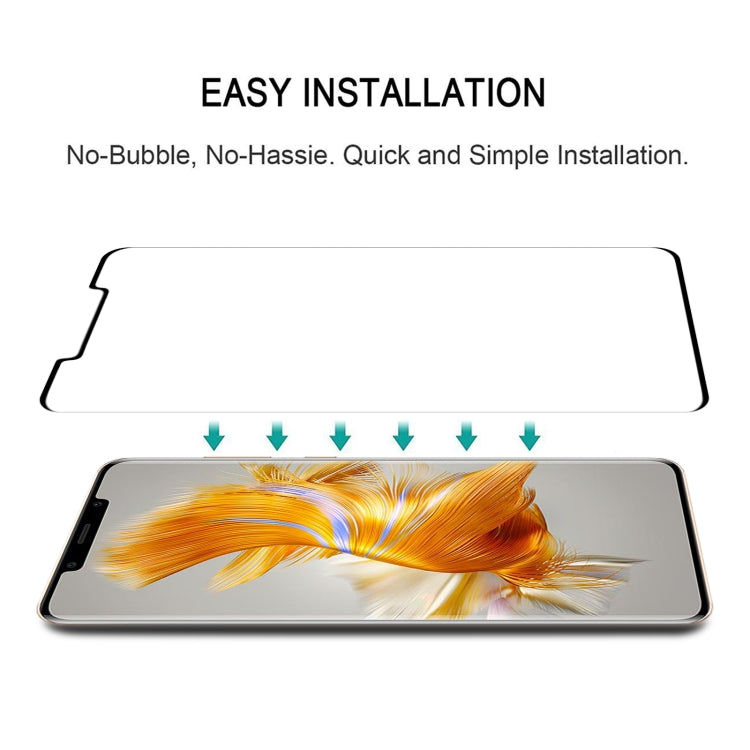 3D Curved Edge Full Screen Tempered Glass Film For Huawei Mate 50 Pro / Mate 50 RS Porsche Design