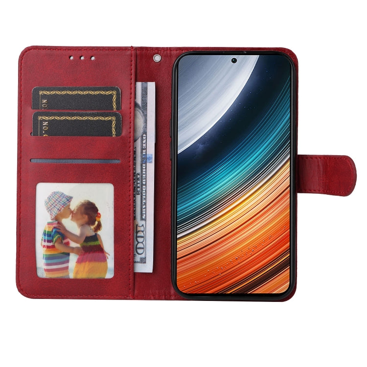 For Xiaomi Redmi K40S / Poco F4 Calf Texture Leather Phone Case