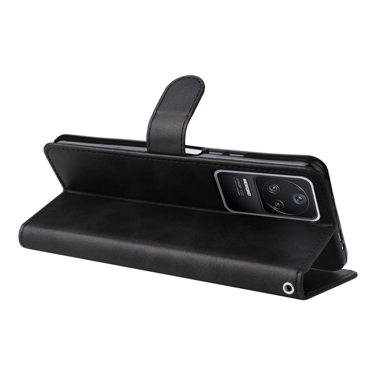 For Xiaomi Redmi K40S / Poco F4 Calf Texture Leather Phone Case