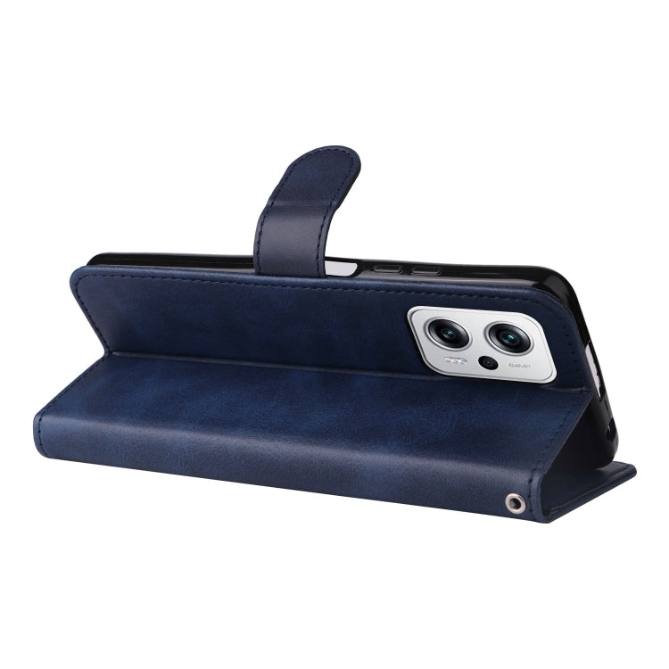 For Xiaomi Redmi Note 11T Pro/Poco X4 GT Calf Texture Leather Phone Case