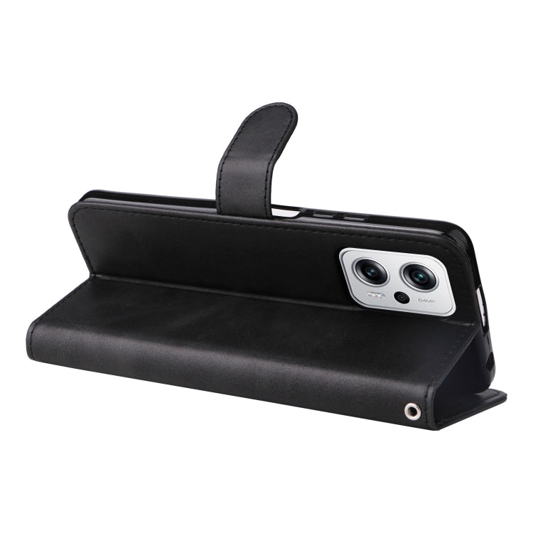 For Xiaomi Redmi Note 11T Pro/Poco X4 GT Calf Texture Leather Phone Case