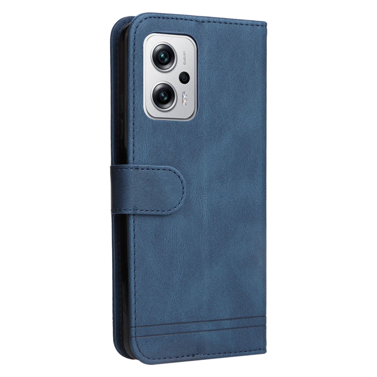 For Xiaomi Redmi Note 11T Pro/Poco X4 GT Skin Feel Life Tree Metal Button Leather Case