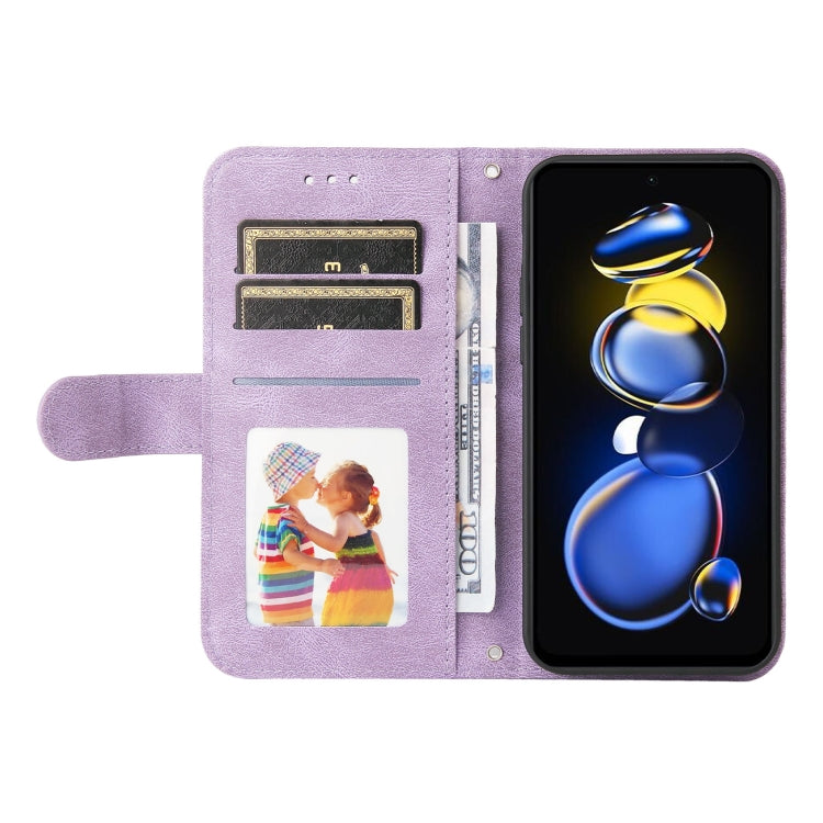 For Xiaomi Redmi Note 11T Pro/Poco X4 GT Skin Feel Life Tree Metal Button Leather Case