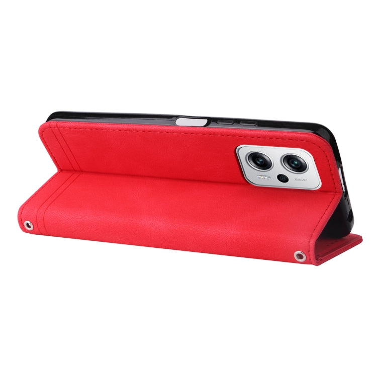 For Xiaomi Redmi Note 11T Pro/Poco X4 GT Skin Feel Life Tree Metal Button Leather Case