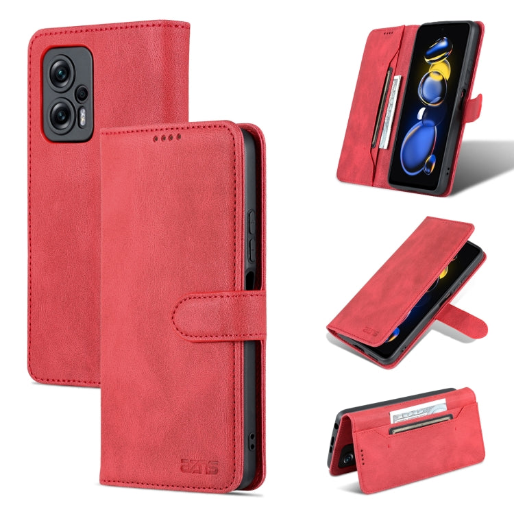 For Xiaomi Redmi Note 11T Pro / Poco X4 GT AZNS Dream II Skin Feel Horizontal Flip Leather Case