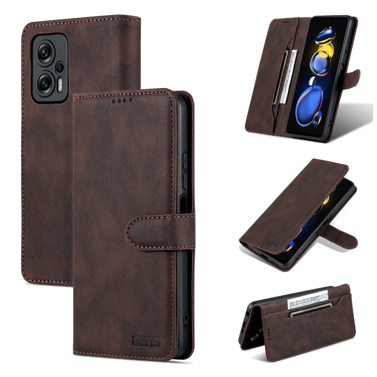 For Xiaomi Redmi Note 11T Pro / Poco X4 GT AZNS Dream II Skin Feel Horizontal Flip Leather Case