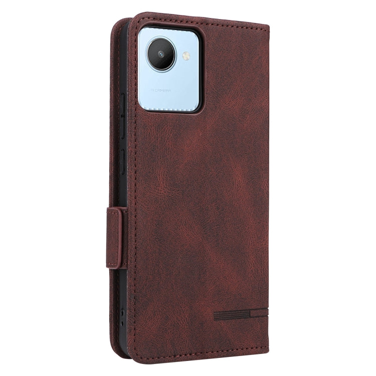 For Realme C30 Magnetic Clasp Flip Leather Phone Case