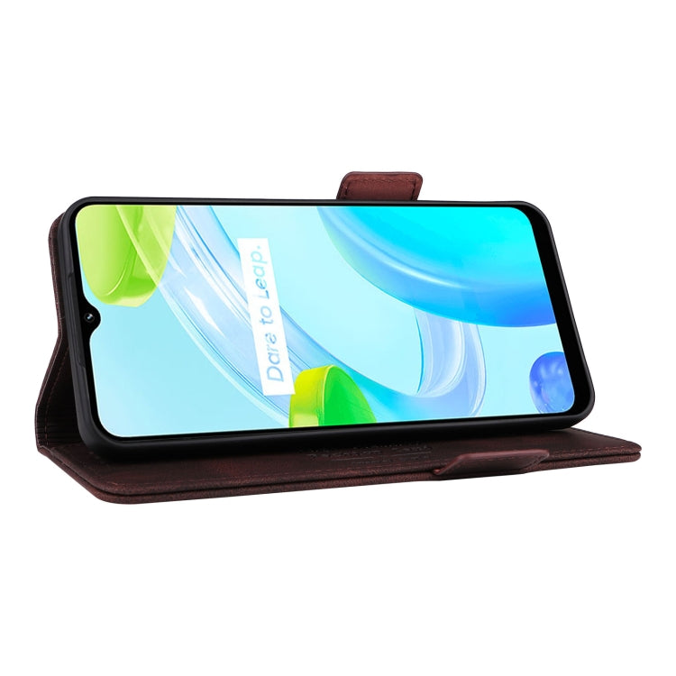 For Realme C30 Magnetic Clasp Flip Leather Phone Case