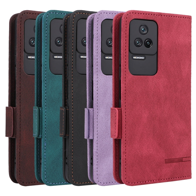 For Xiaomi Redmi K40S 5G / K40S Pro 5G / Poco F4 Magnetic Clasp Flip Leather Phone Case