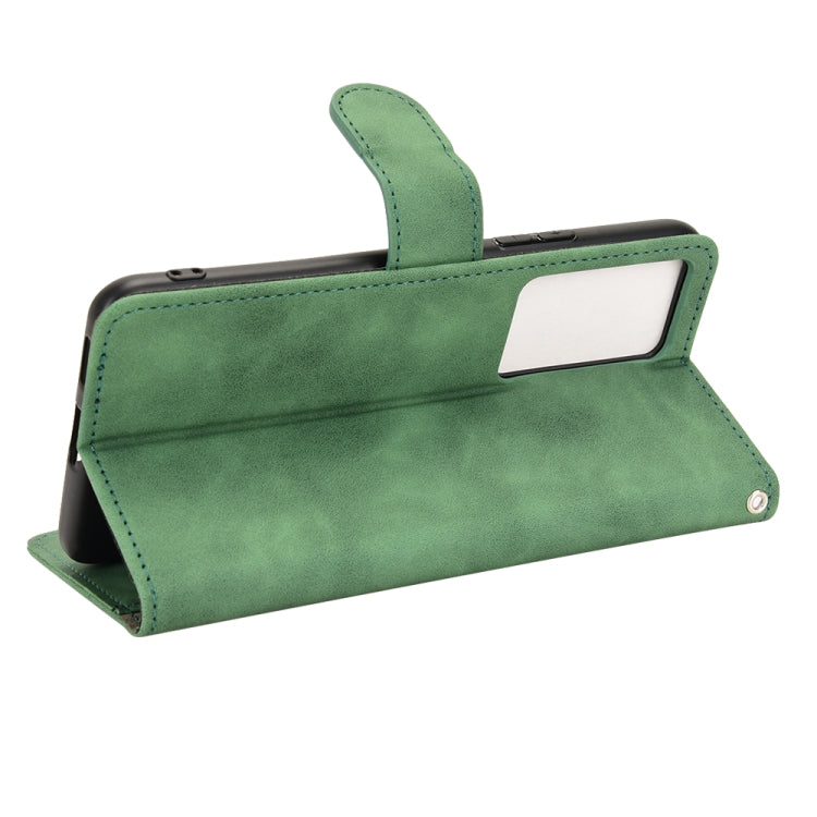 For vivo X70 Skin Feel Magnetic Flip Leather Phone Case