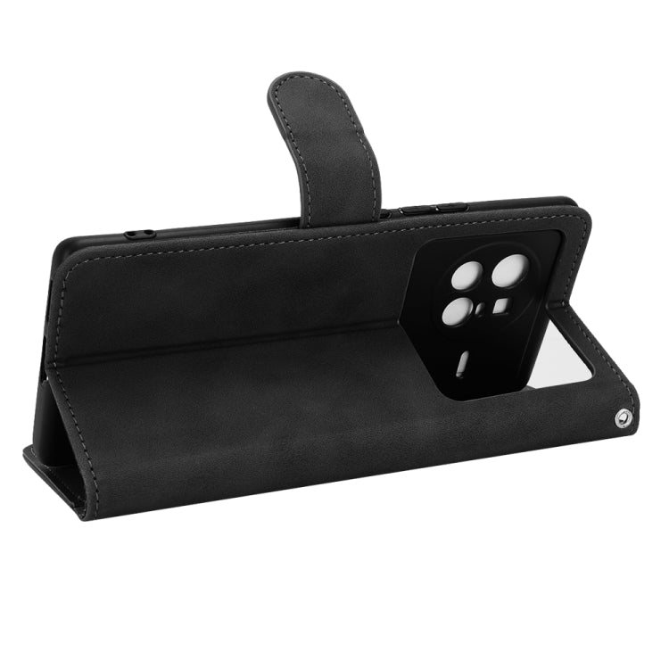 For vivo X80 Skin Feel Magnetic Flip Leather Phone Case