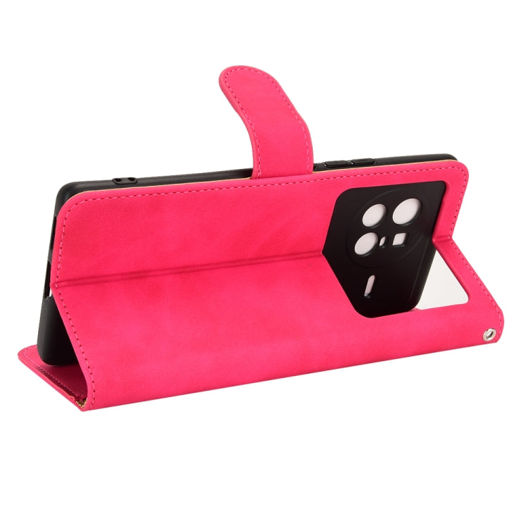 For vivo X80 Skin Feel Magnetic Flip Leather Phone Case