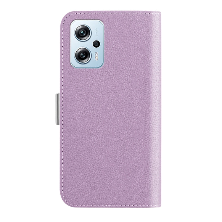 For Xiaomi Poco X4 GT 5G Candy Color Litchi Texture Leather Phone Case