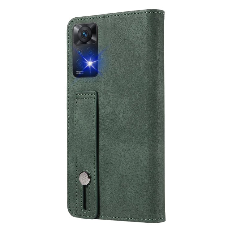 For Xiaomi Redmi Note 11 Global Wristband Magnetic Leather Phone Case