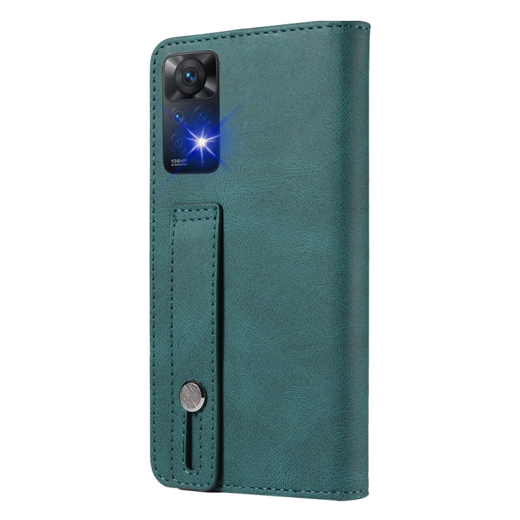 For Xiaomi Redmi Note 11 Global Wristband Magnetic Leather Phone Case