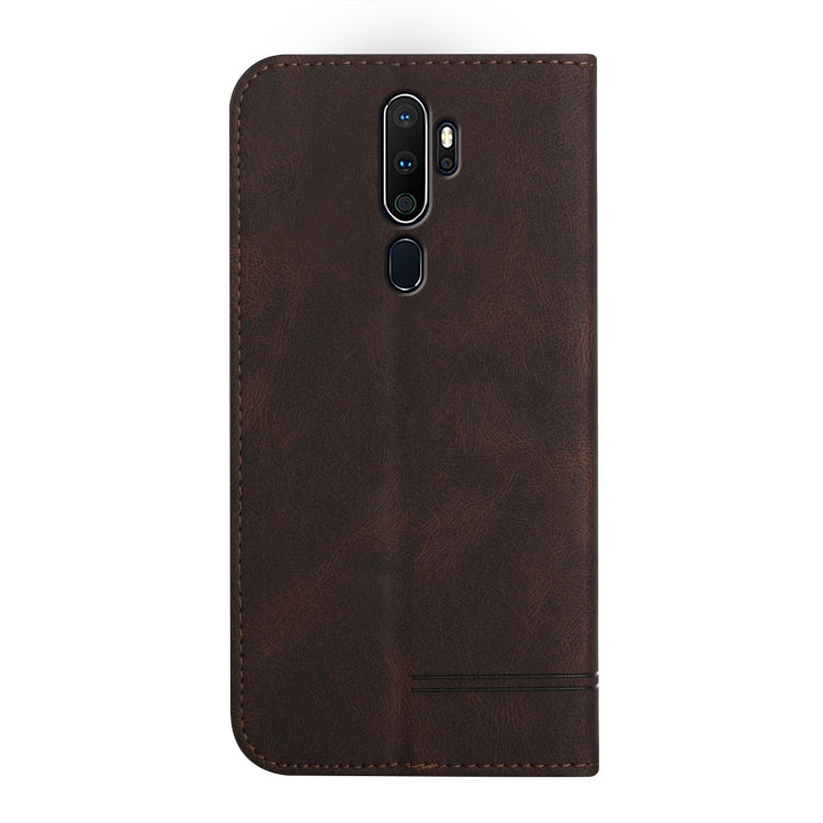 For OPPO A5 2020 Strong Magnetic Leather Case