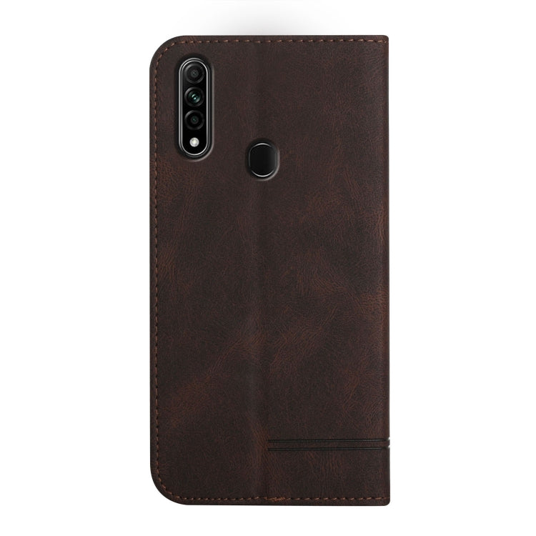 For OPPO A8 Strong Magnetic Leather Case
