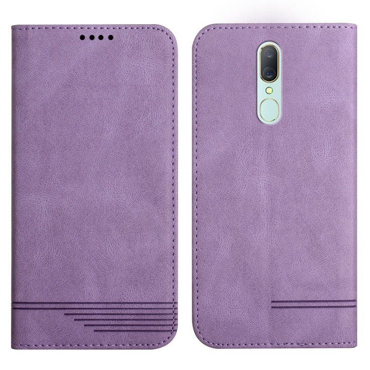 For OPPO A9 Strong Magnetic Leather Case