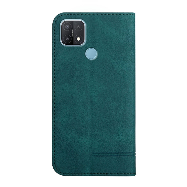 For OPPO A15 / A15s Strong Magnetic Leather Case