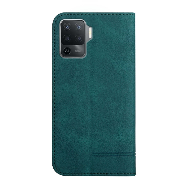For OPPO A94 4G Strong Magnetic Leather Case